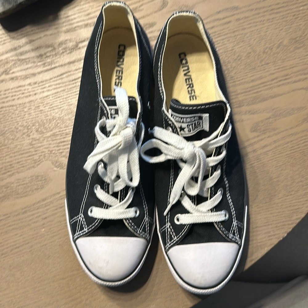 Brand new black converse